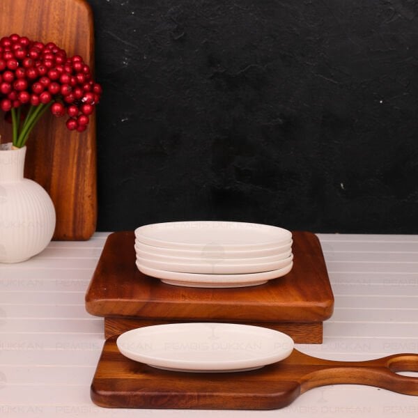 1 ADET BONE PORSELEN BONJELA OVAL KAHVALTILIK KAYIK KASE(4010)