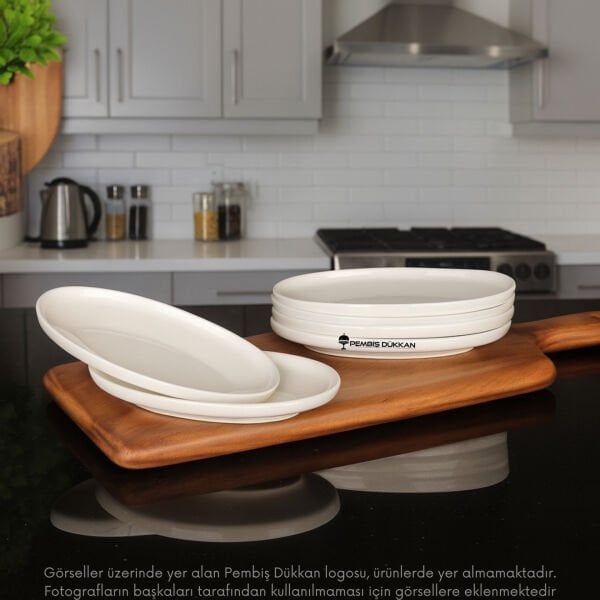 1 ADET BONE PORSELEN BONJELA SERİ OVAL KAHVALTILIK (4010)