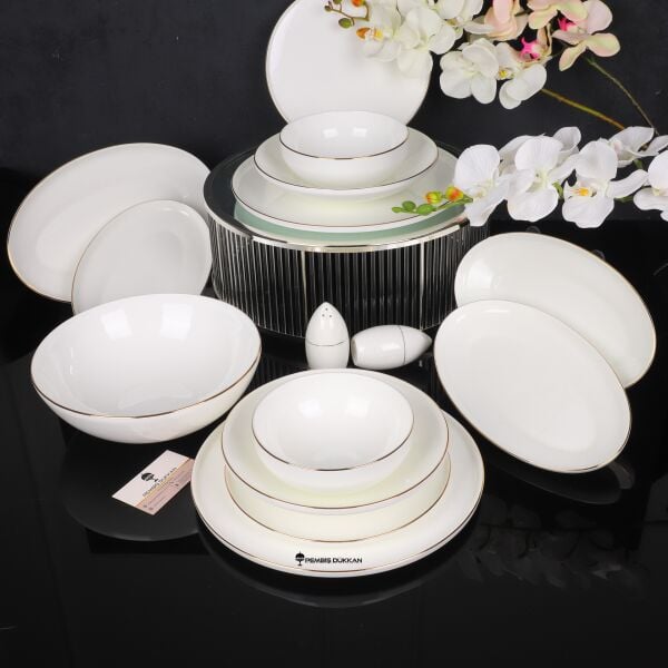 GNL VAVEYLA 55 PARÇA GOLD YEMEK TAKIMI (bonjela seri)