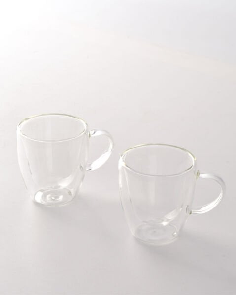 100ML 2Lİ ÇİFT CİDARLI CAM KUPA SETİ (81828)