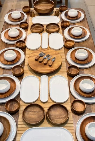 AKASYALI PORSELEN KAHVALTI SET NO 5 (KİŞİ ADETİ SEÇİNİZ)
