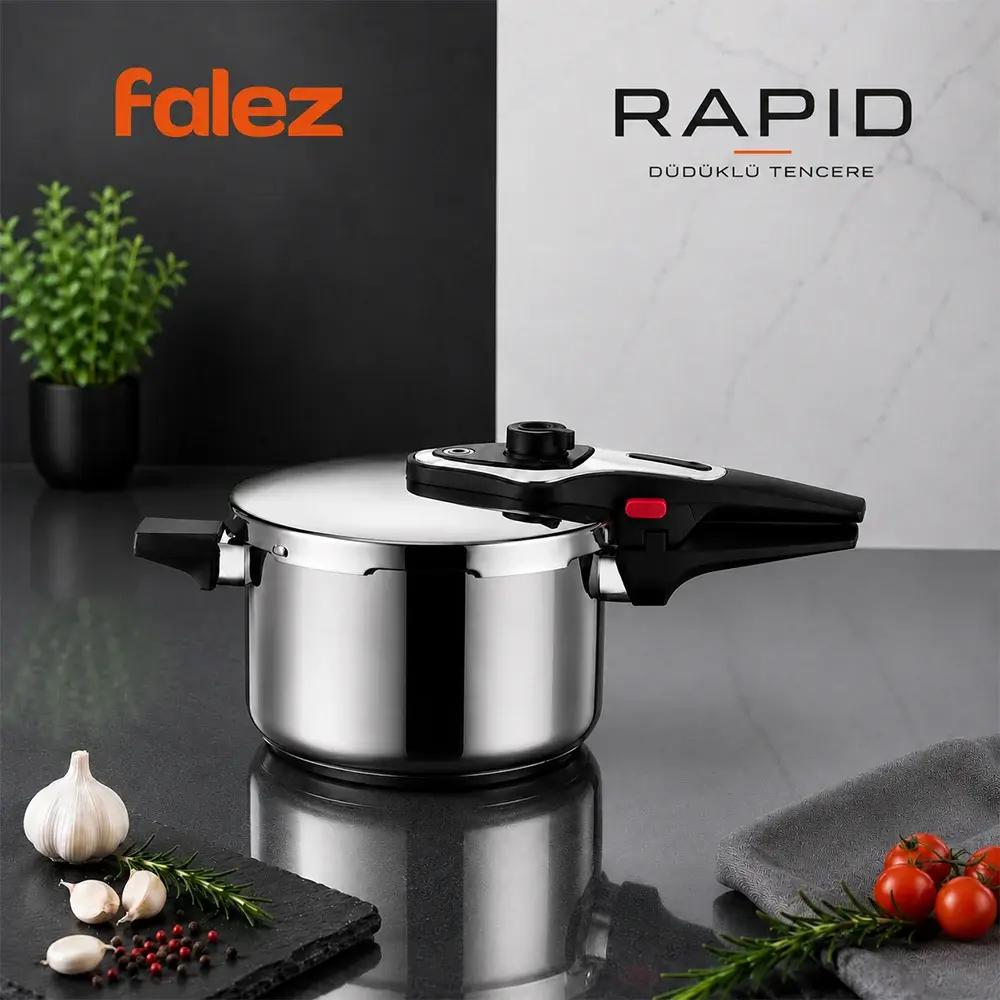Falez Rapid 6 Litre Düdüklü Tencere