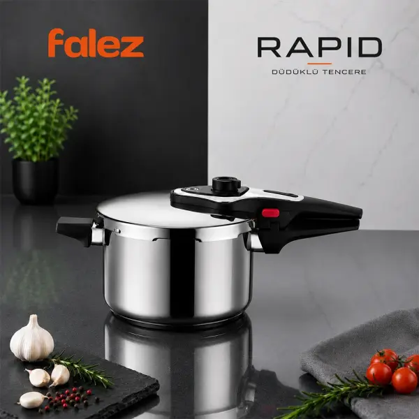 Falez Rapid 6 Litre Düdüklü Tencere