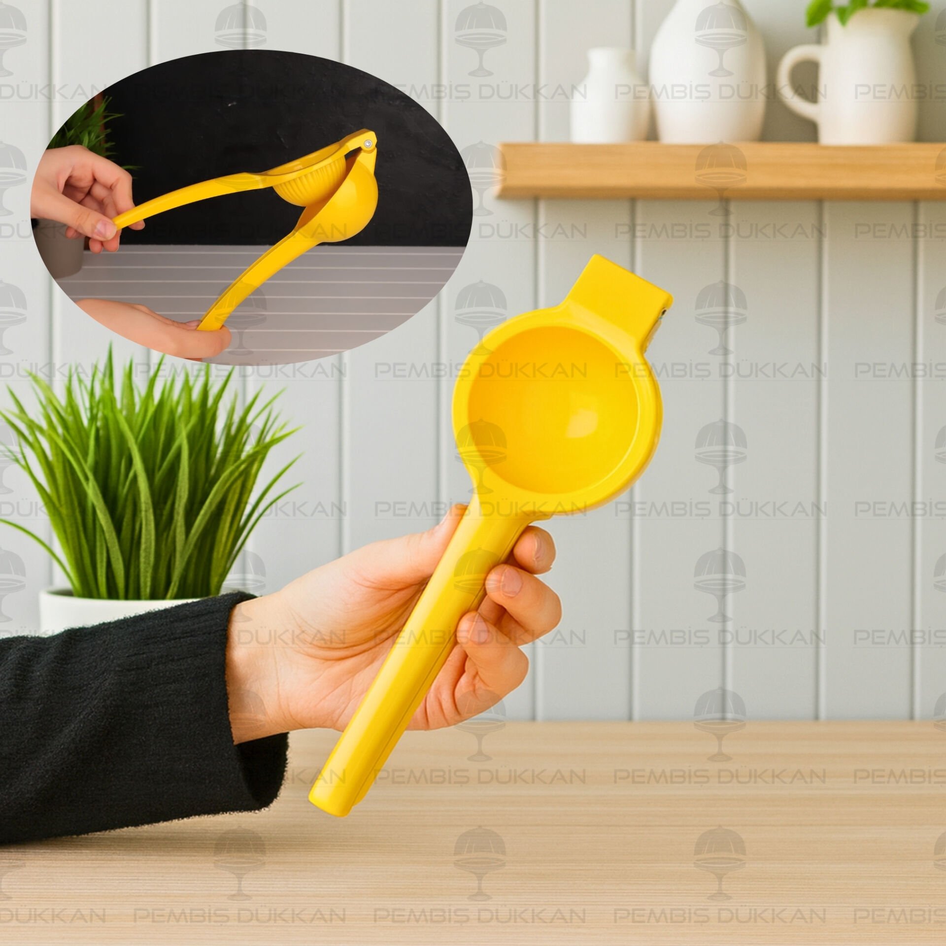 SARI PARLAK METAL LİMON SIKACAĞI (MN1385)