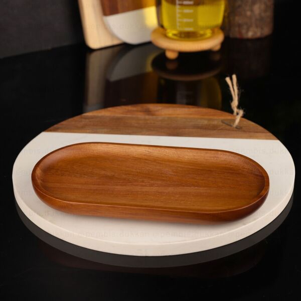 AKASYA OVAL FİT KAHVALTILIK KAYIK & YAĞDANLIK ALTLIĞI (7B109)