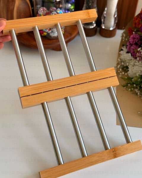 BAMBU KENARLI, AYARLANABİLİR KROM NİHALE (1395)