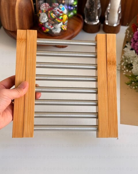 BAMBU KENARLI, AYARLANABİLİR KROM NİHALE (1395)