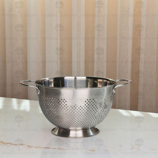 Gastro 22cm Ayaklı 18/10 Paslanmaz Çelik Süzgeç