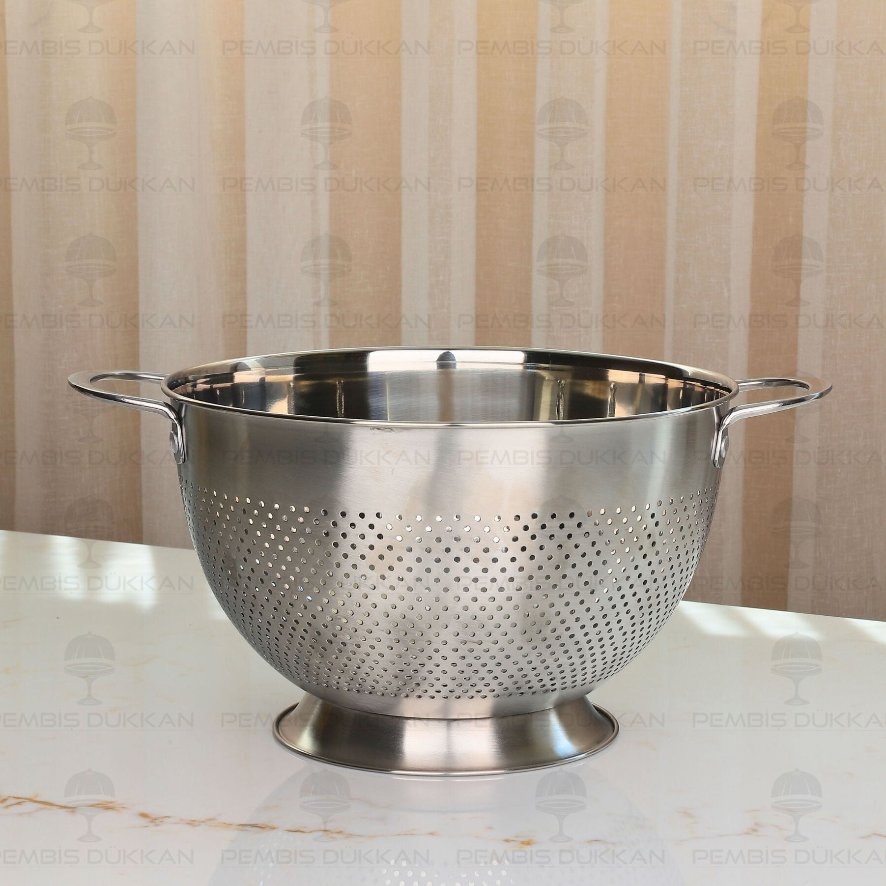 Gastro 26cm Ayaklı 18/10 Paslanmaz Çelik Süzgeç