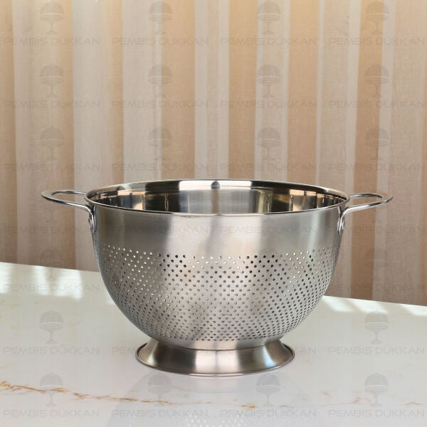 Gastro 26cm Ayaklı 18/10 Paslanmaz Çelik Süzgeç