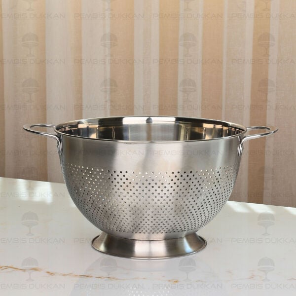 Gastro 26cm Ayaklı 18/10 Paslanmaz Çelik Süzgeç