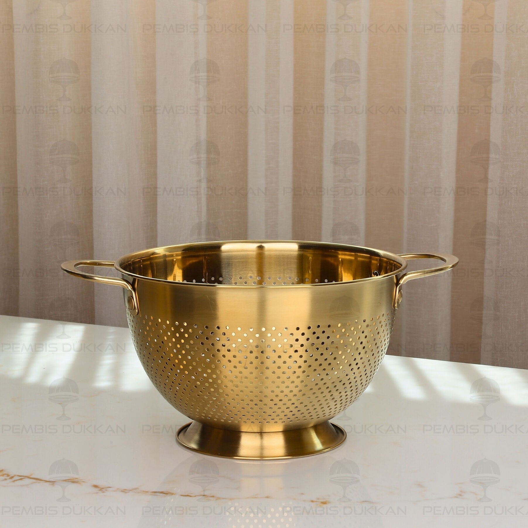 Gastro Gold 22cm Ayaklı 18/10 Paslanmaz Çelik Süzgeç