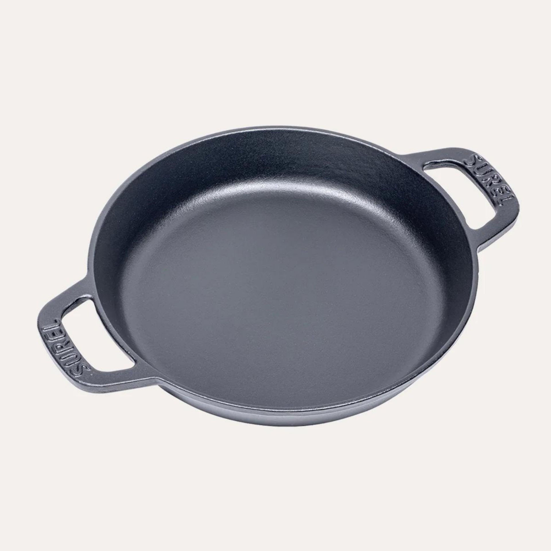 SÜREL 22CM SAHAN MAT SİYAH(2213)