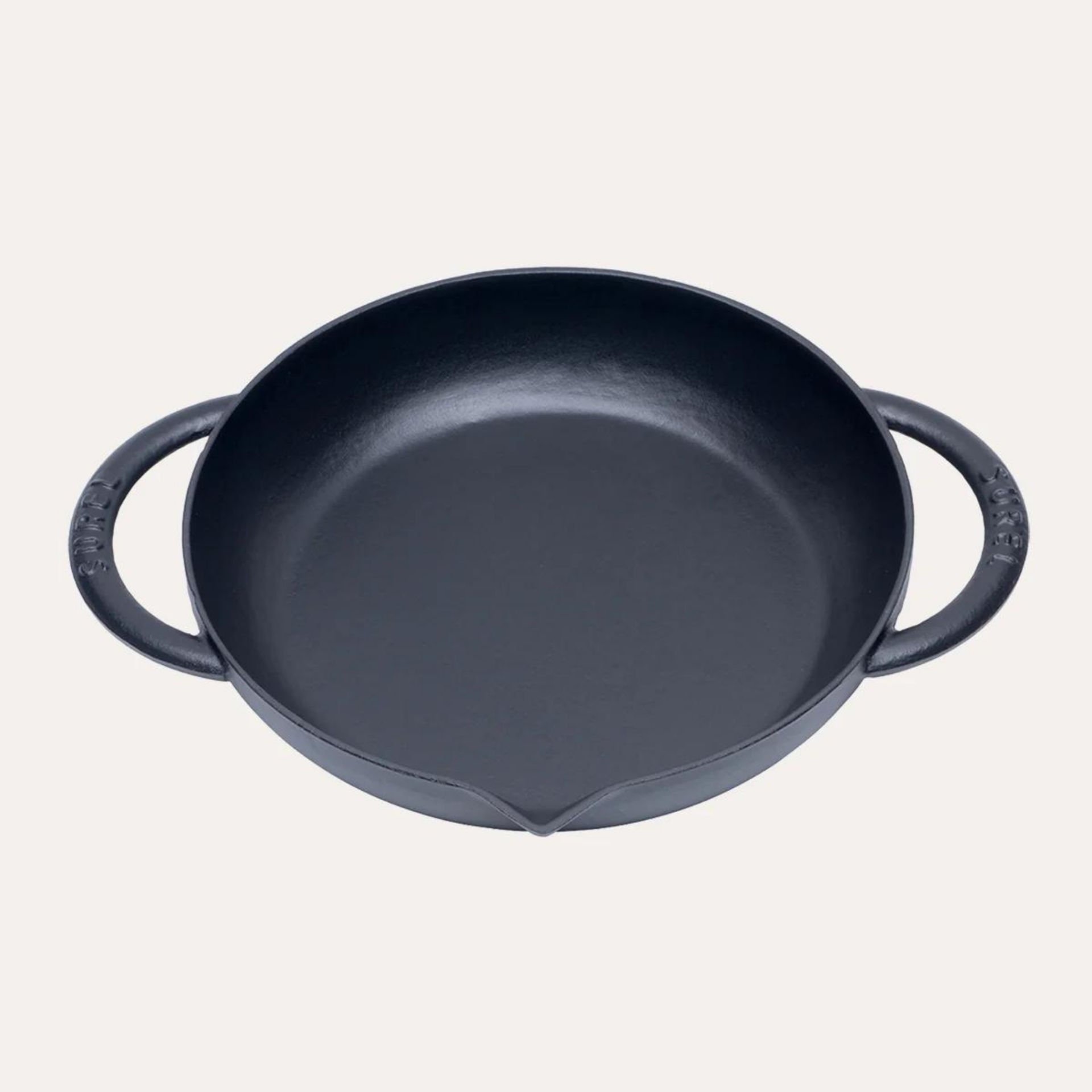 SÜREL 24CM SAHAN MAT SİYAH(2414)
