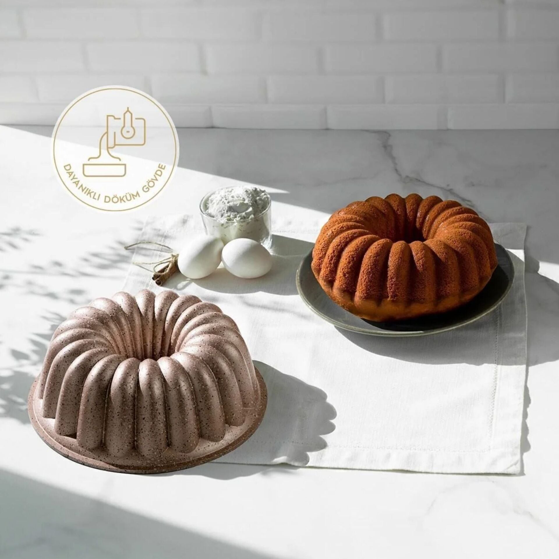 AÇELYA ROSE 25CM DÖKÜM KEK KALIBI