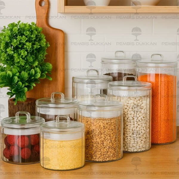 8Lİ OLİD ERZAK KAVANOZ SET (HJ169-170-171-172)