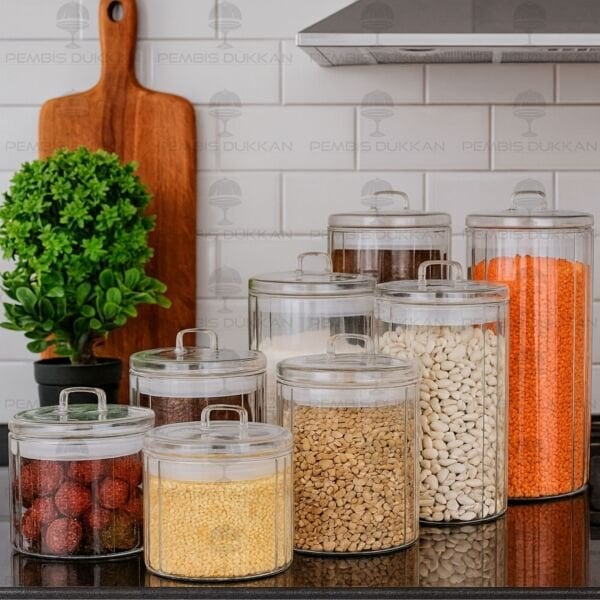 8Lİ OLİD ERZAK KAVANOZ SET (HJ169-170-171-172)