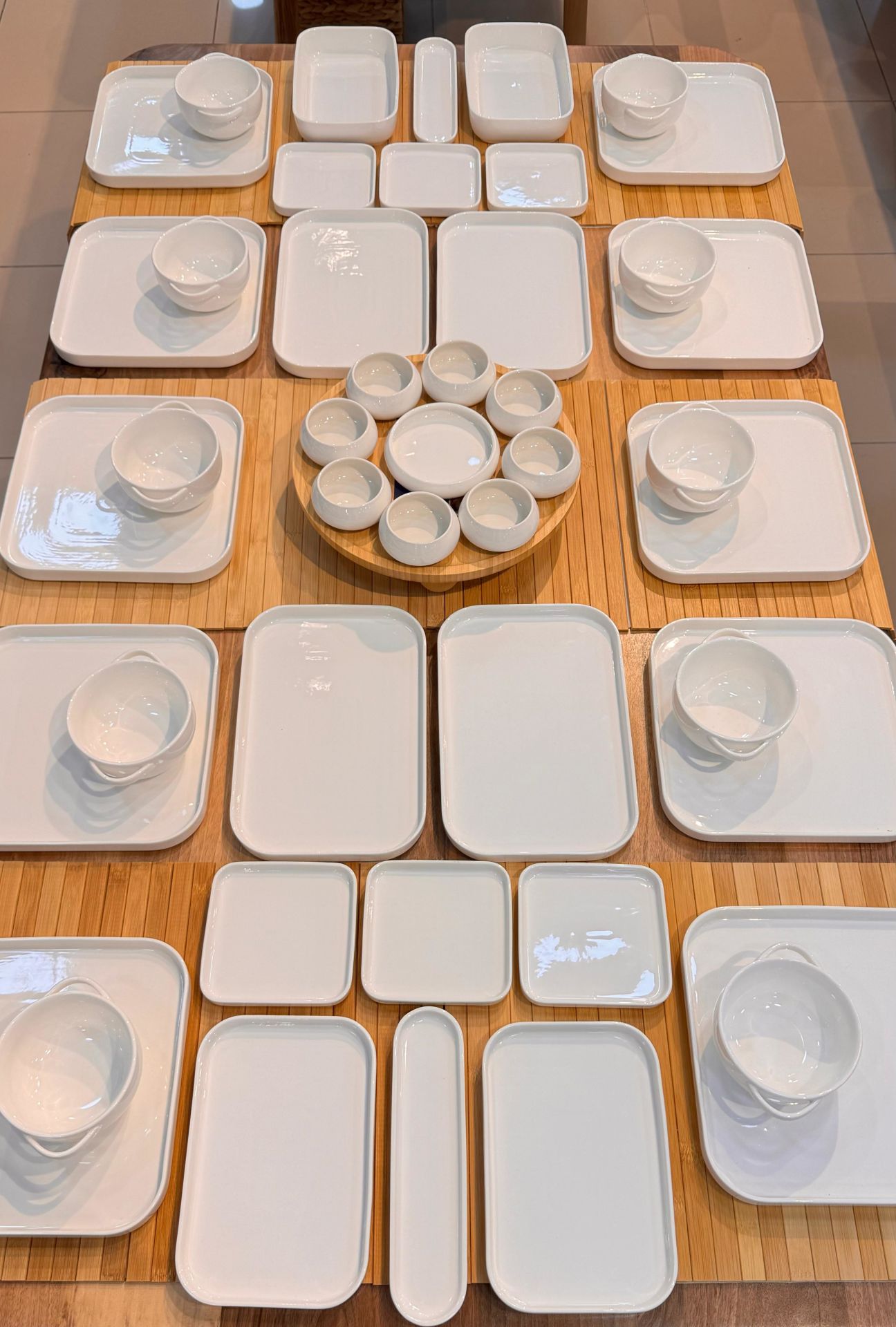 BAMBU & PORSELEN KAHVALTI SET NO 2 (KİŞİ ADEDİNİ SEÇİNİZ)