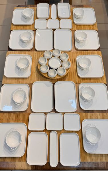 BAMBU & PORSELEN KAHVALTI SET NO 2 (KİŞİ ADEDİNİ SEÇİNİZ)