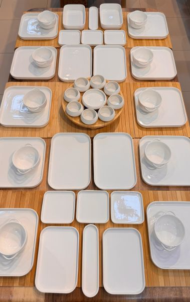 BAMBU & PORSELEN KAHVALTI SET NO 2 (KİŞİ ADEDİNİ SEÇİNİZ)