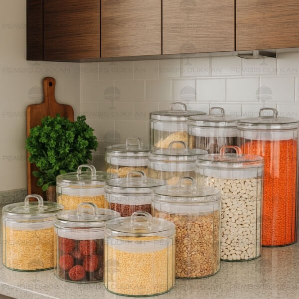 12Lİ OLİD ERZAK KAVANOZ SET (HJ169-170-171-172)