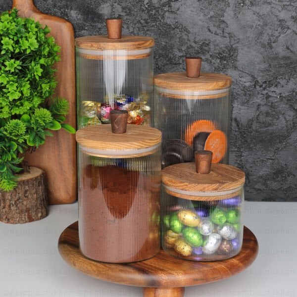 AKASYA KAPAKLI KAVANOZ KOMBİN SET NO7