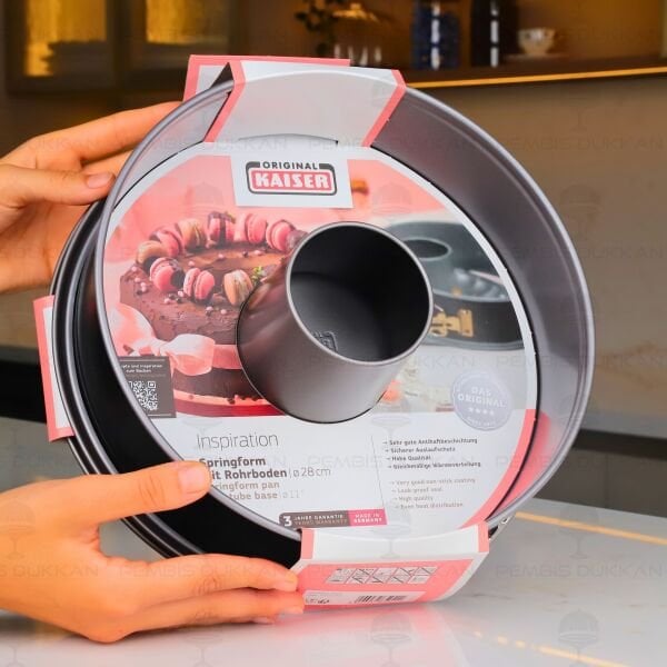 KAİSER INSPİRATİON B BORULU KELEPÇELİ KEK KALIBI 28CM