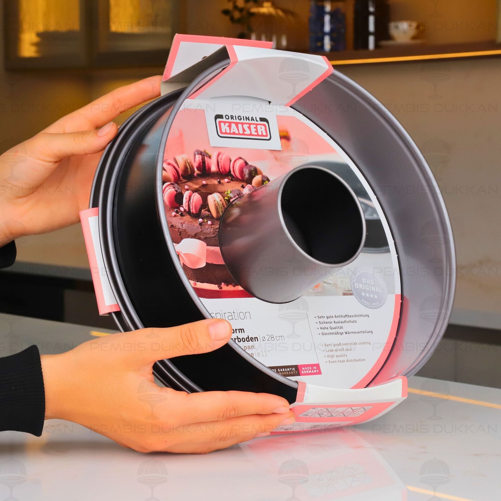 KAİSER INSPİRATİON B BORULU KELEPÇELİ KEK KALIBI 26CM