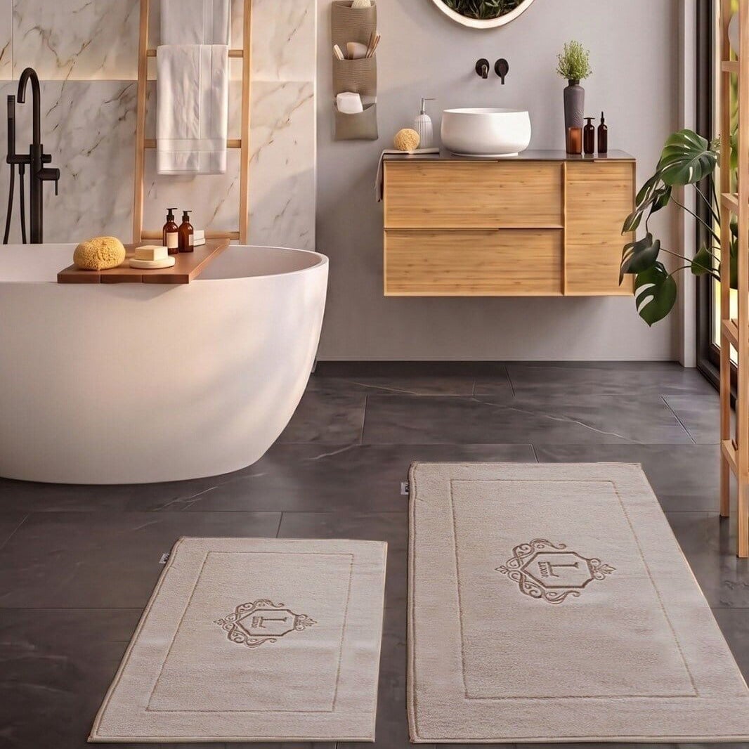 Luxor Bej 40x60 - 60x100 Paspas Set
