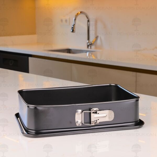 GUARDİNİ GARDENİA KELEPÇELİ KEK KALIBI DİKDÖRTGEN 28CM