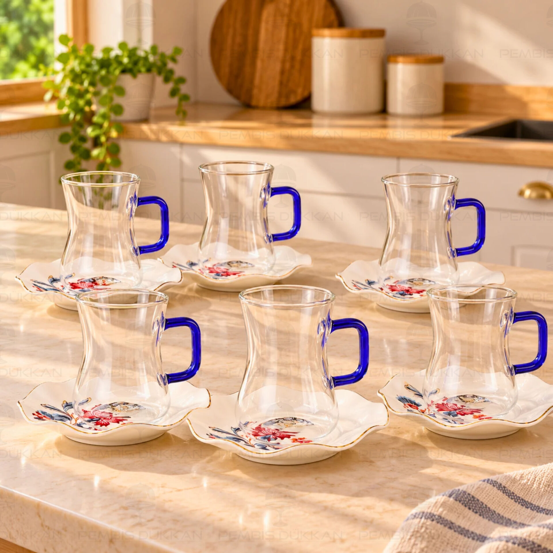 Palace Breeze 6 Kişilik 12 Parça Çay Seti