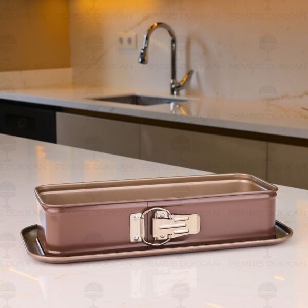 GUARDİNİ DİKDÖRTGEN BATON KELEPÇELİ KEK KALIBI 30X13CM