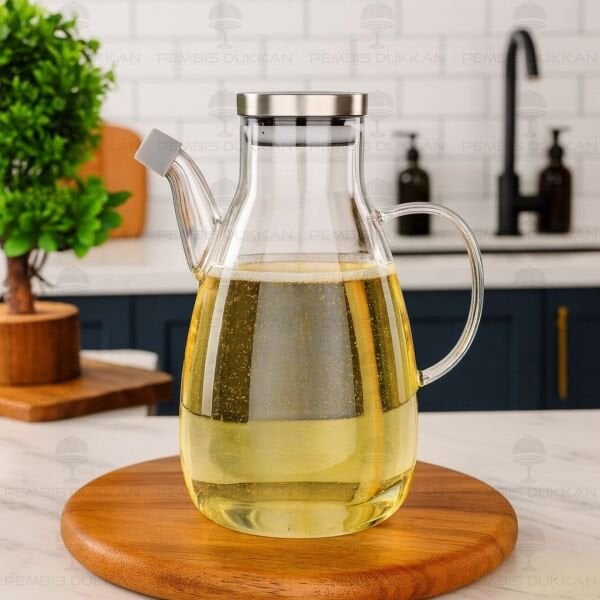 MİLAGRA METAL KAPAKLI 1000ML YAĞDANLIK (GLA017)