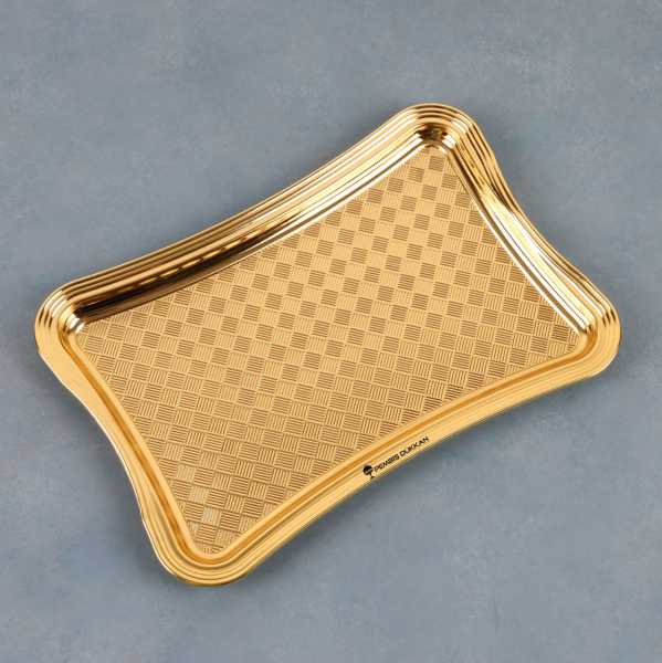 GOLD DESENLİ SUNUM TEPSİ
