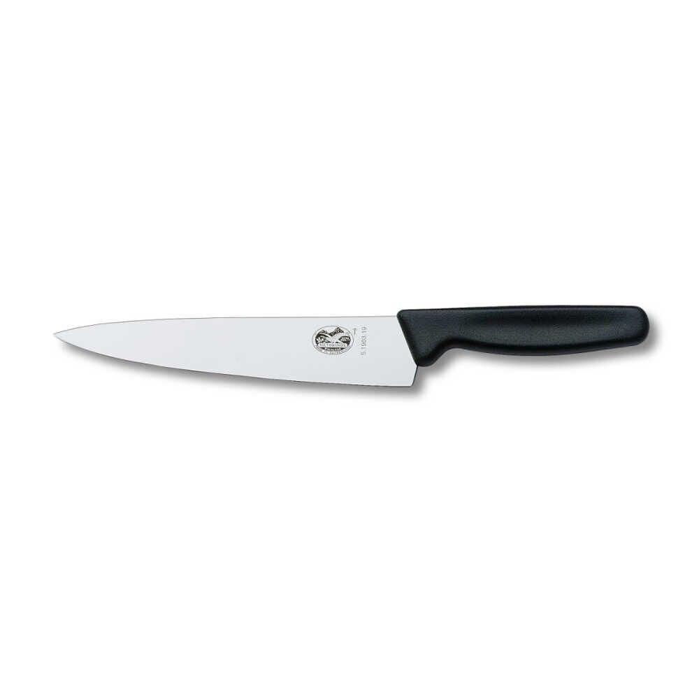 Victorinox 22cm Siyah Dilimleme Bıçağı Fibrox Sap 1903