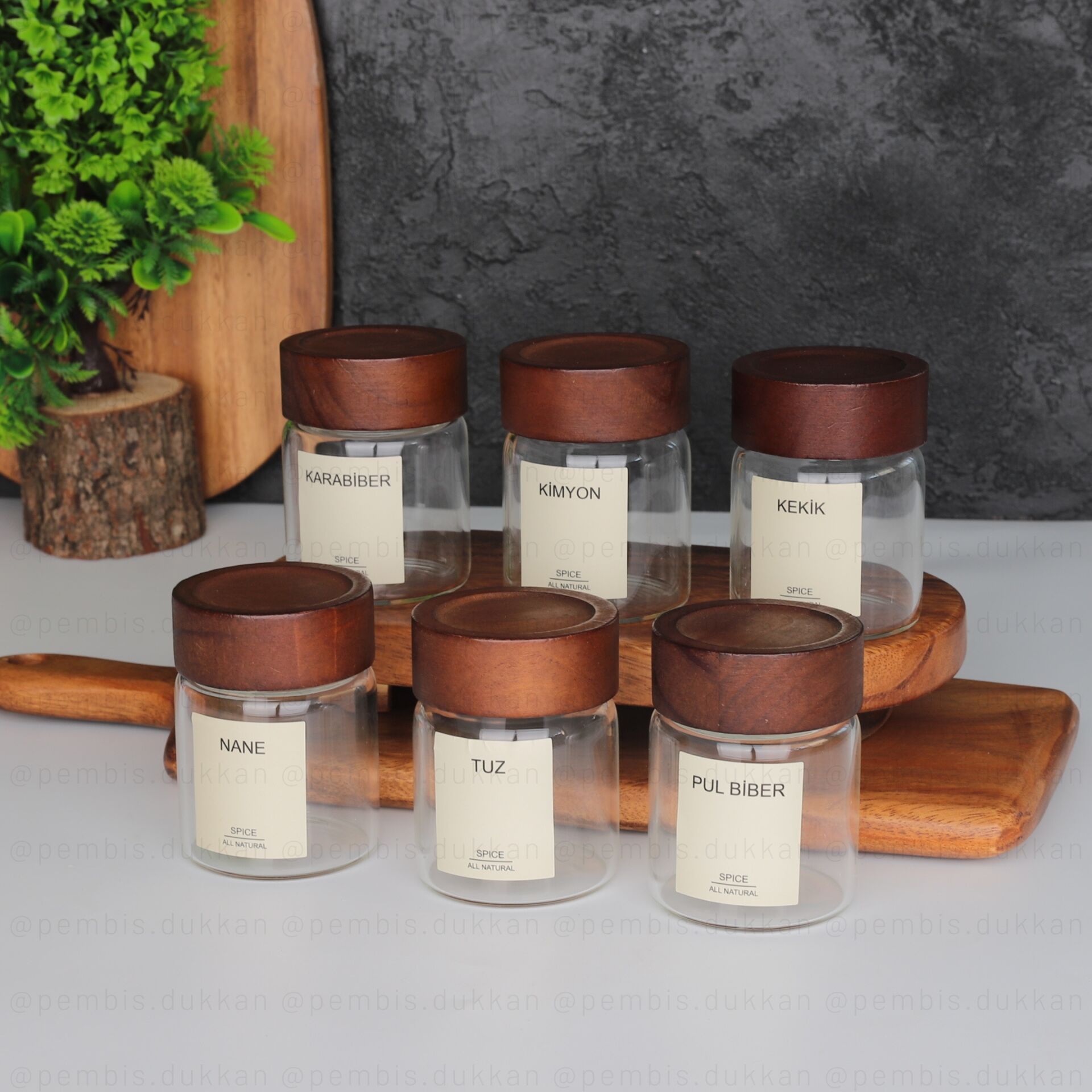 6LI 200 ML AKASYA KAPAKLI STROKKA BAHARATLIK 70911
