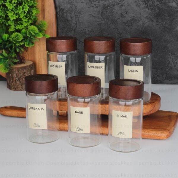 6LI 300 ML AKASYA KAPAKLI STROKKA BAHARATLIK 70913