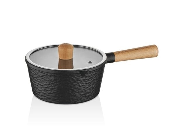 FALEZ 16CM BLACKLİNE KAPAKLI SÜTLÜK