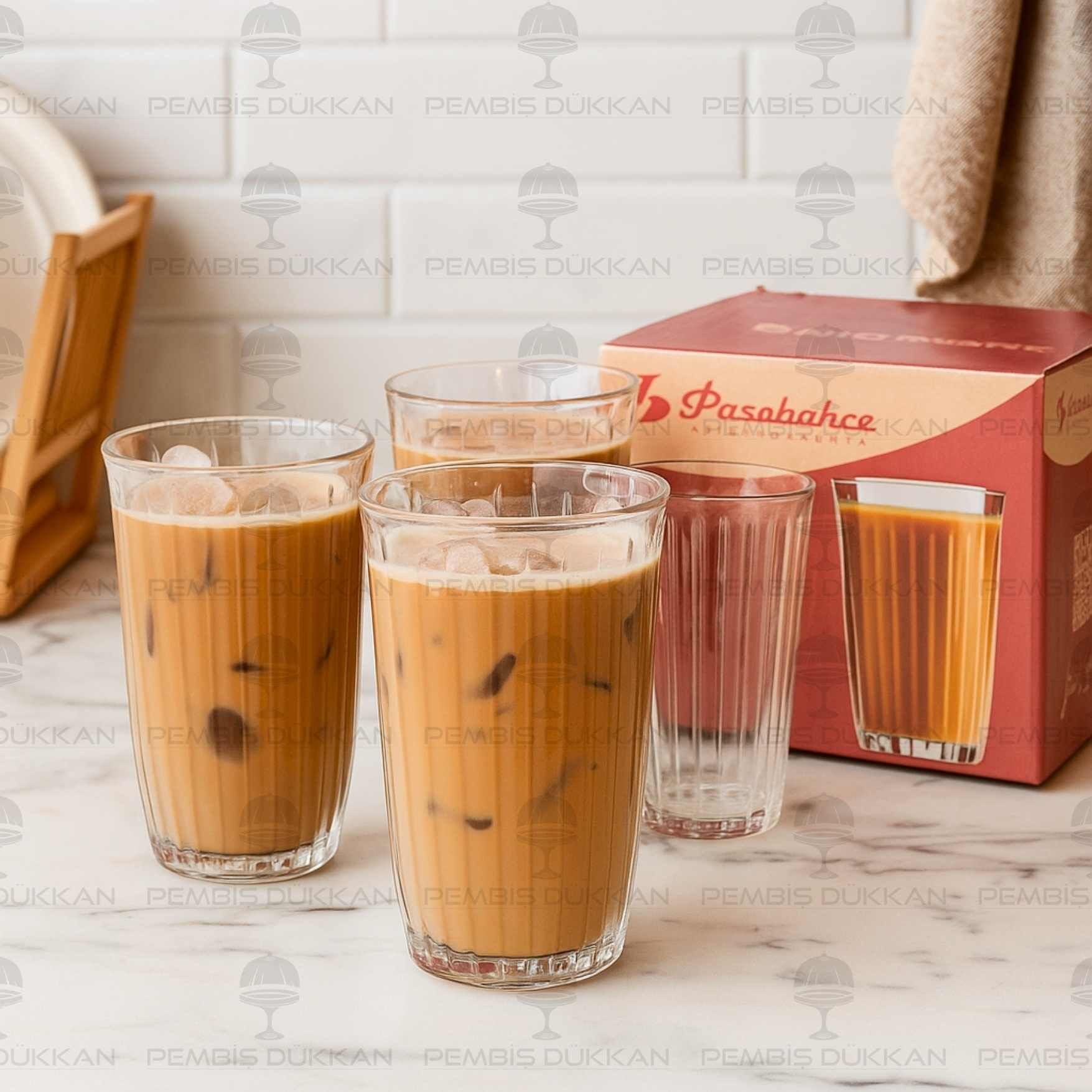 4LÜ JOY BÜYÜK BOY SU & MEŞRUBAT BARDAĞI (520215)