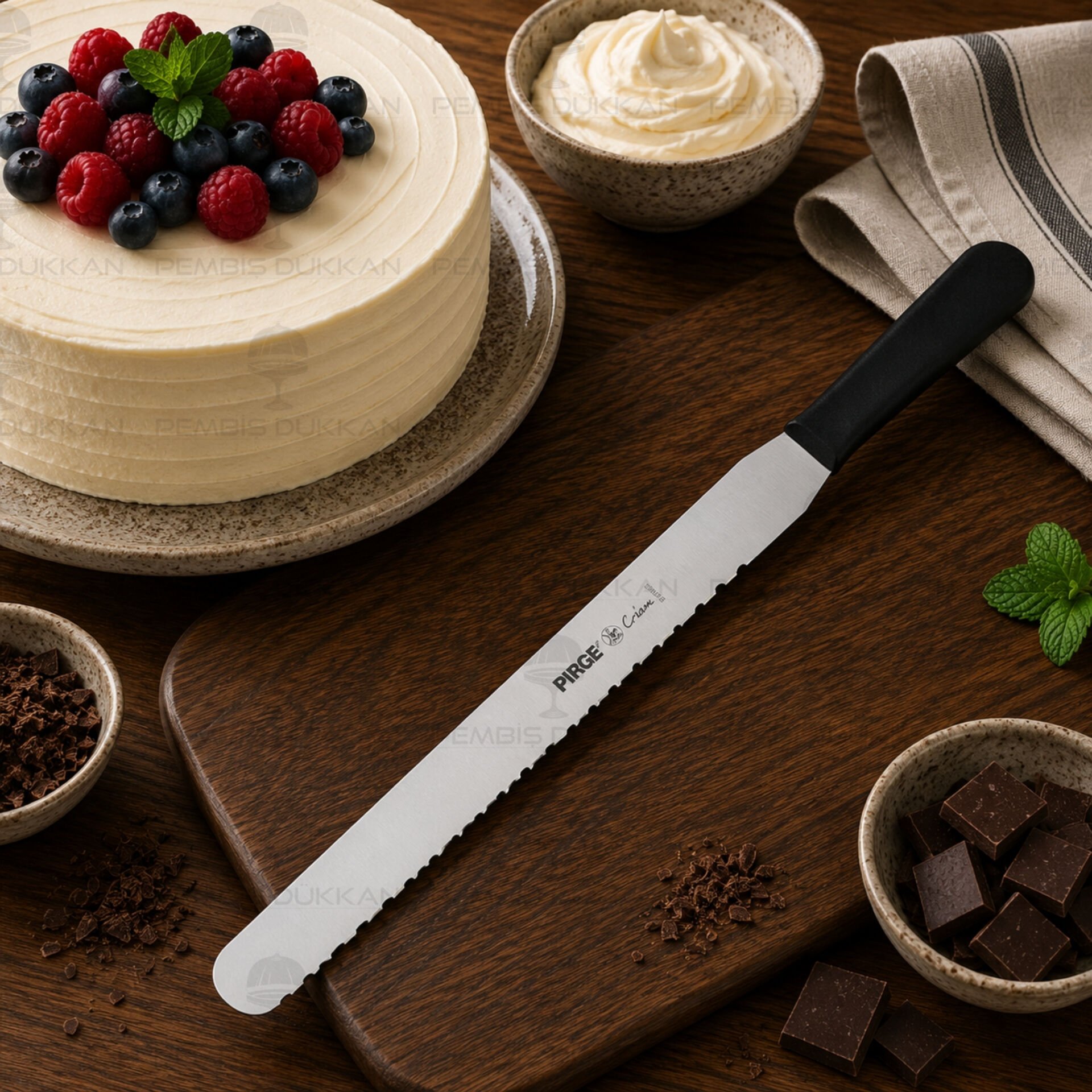 CREME PASTA BIÇAĞI DİŞLİ 30CM - 71192