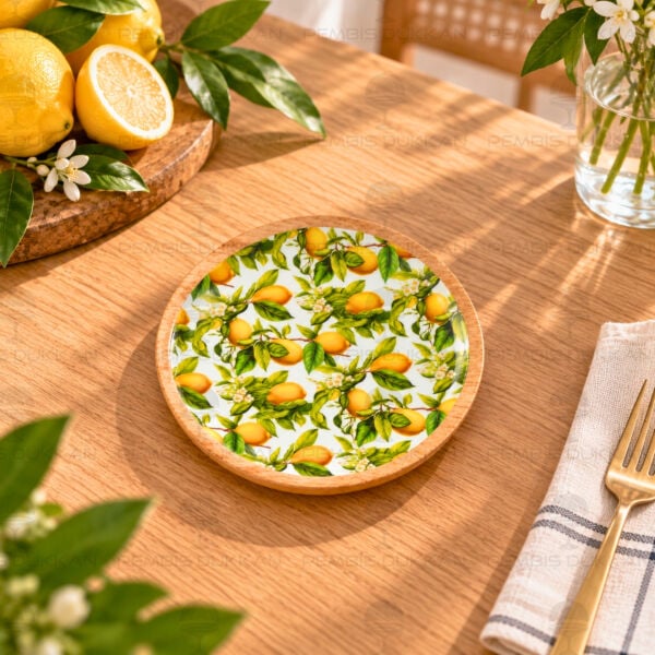Mango Ağacı 20cm Pasta Tabağı (THN38216)