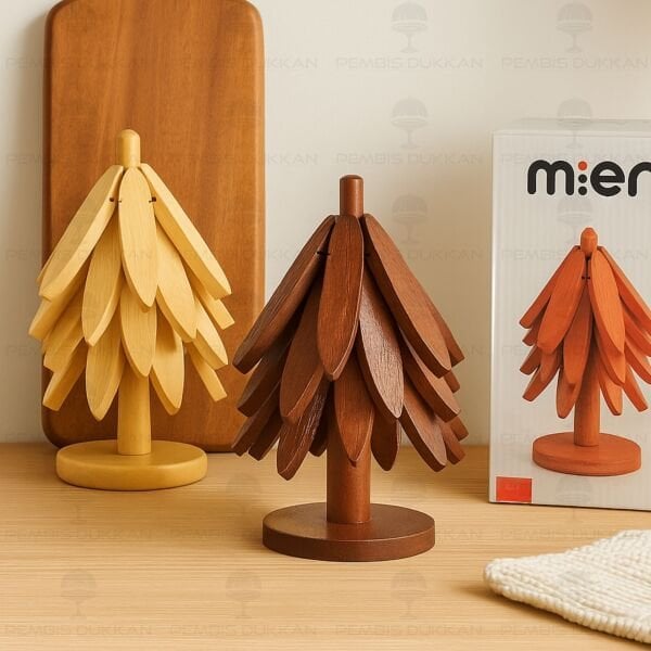 AKASYA STANDLI 4LÜ AĞAÇ NİHALE SET (1566)