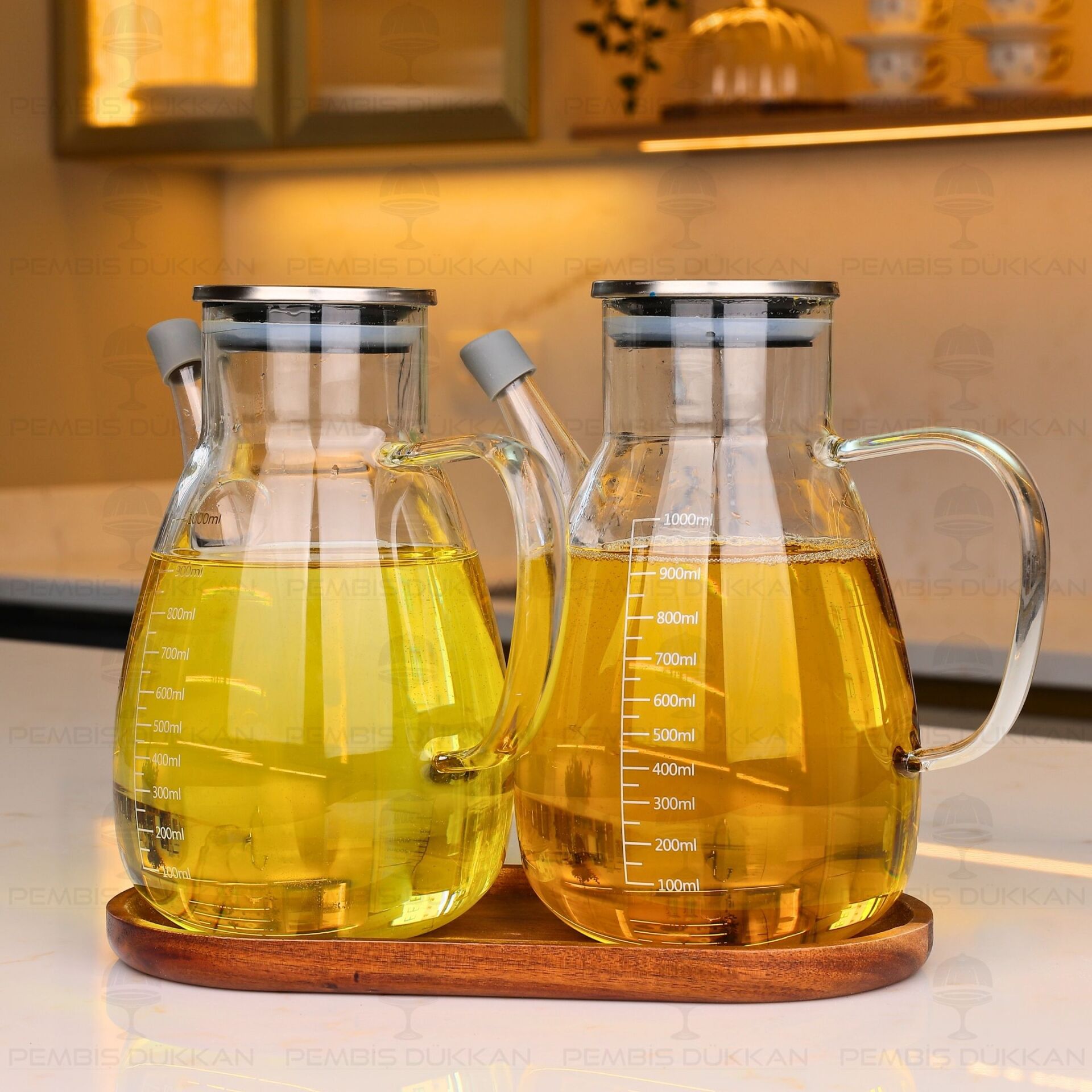 AKASYA ALTLIKLI, 2Lİ TESS METAL YAĞDANLIK SET (GLA016 + 7B109)