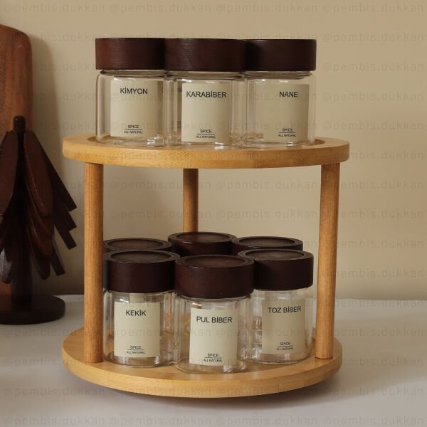2 KATLI DÖNEN STANDLI STROKKA BAHARATLIK KOMBİN SET NO 1