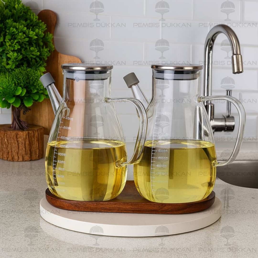 2Lİ METAL KAPAKLI YAĞDANLIK GLA 016 + OVAL AKASYA STAND NO 32