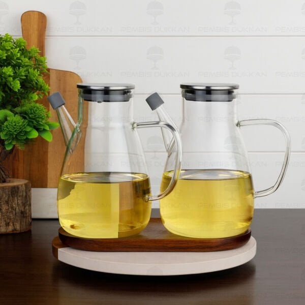 AKASYA ALTLIKLI, 2Lİ TESS METAL YAĞDANLIK SET (GLA016 + 7B109)