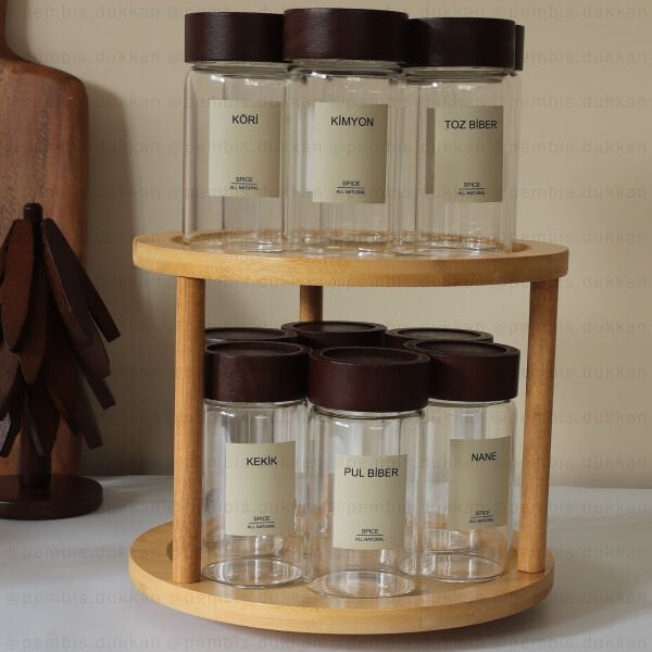 2 KATLI DÖNEN STANDLI STROKKA BAHARATLIK KOMBİN SET NO 3