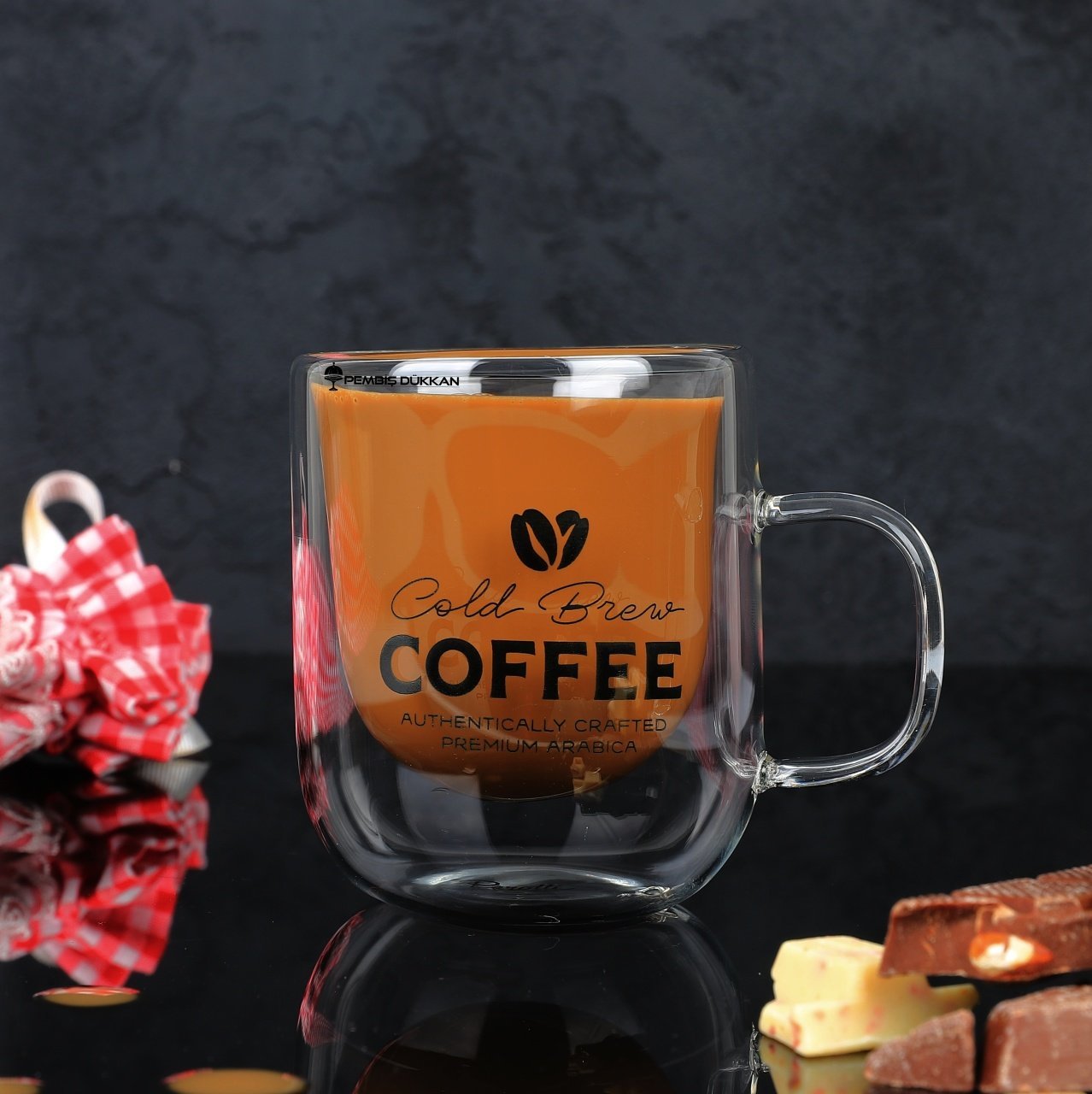(13781) CİDARLI PERO COLD BREW  KUPA 225ML
