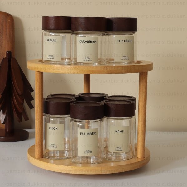 2 KATLI DÖNEN STANDLI STROKKA BAHARATLIK KOMBİN SET NO 4