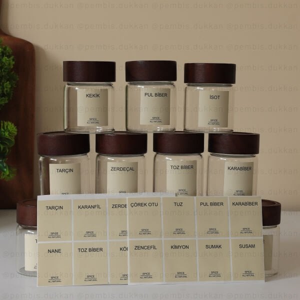 12Lİ 200 ML AKASYA KAPAKLI STROKKA BAHARATLIK 70911